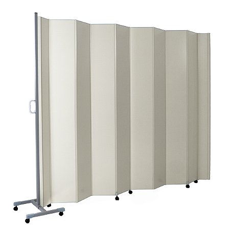 Biombo Sanfonado Hospitalar PVC Base Fixa 1,80m Light Plus - Bege