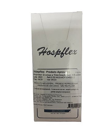 Envelope para Esterilização Auto Selante Hospflex - 200 unidades