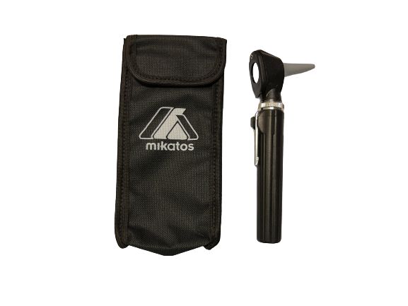 Otoscópio Mikatos Mini Led Preto