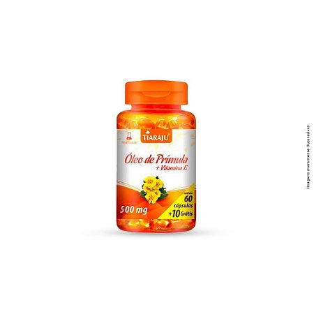 Óleo de Prímula + Vitamina E - 60 Cápsulas