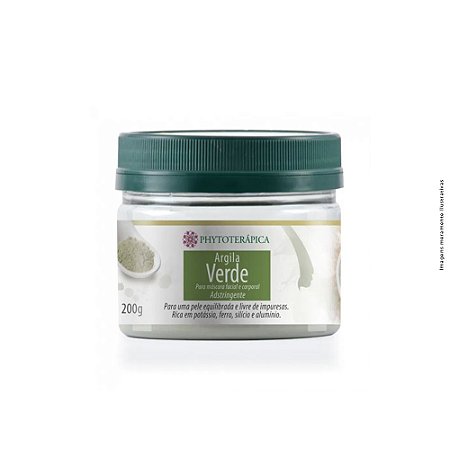 Argila Verde 200g - Phytoterápica