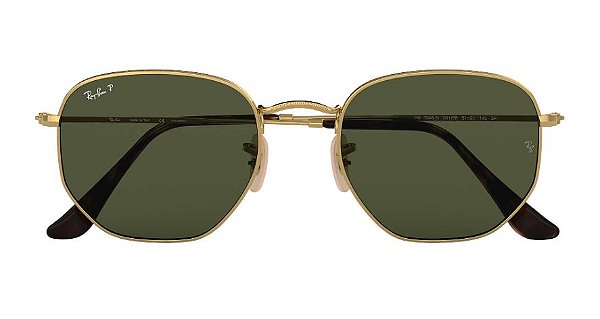 Óculos de Sol Ray-Ban Hexagonal Flat Lenses - Ouro