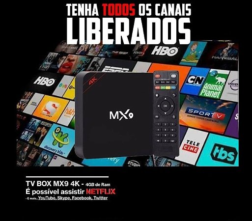 TV BOX MXQ PRO 5G 4K 64GB/512GB ANDROID 11.1 TUDO LIBERADO