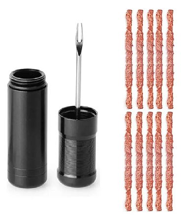 Remendo Reparo Pneu Tubeless Chave + Macarrão Mtb Bicicleta