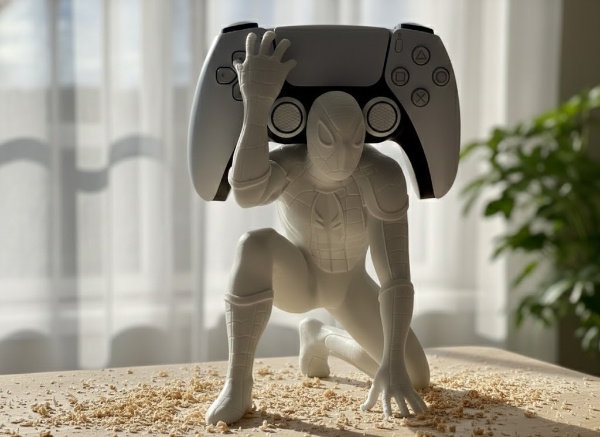 Suporte De Controle PS5 Homem-aranha Spider-man 3d Premium