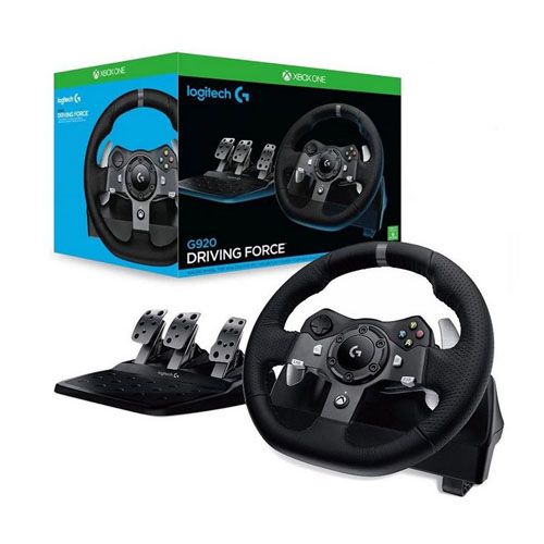 Volante G920 Driving Force Logitech Seminovo – PC/Xbox One