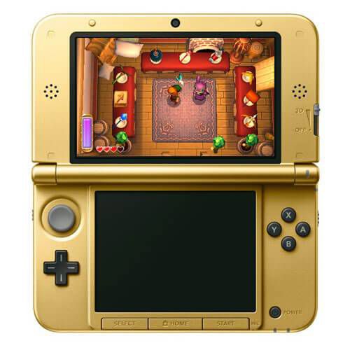 Console Nintendo 3DS XL Edição Limitada (The Legend of Zelda) Seminovo – Dourado