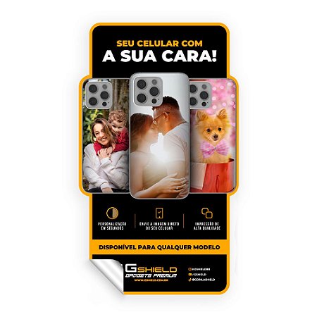 Adesivo para divulgação de Películas Personalizadas Film Express - Gshield