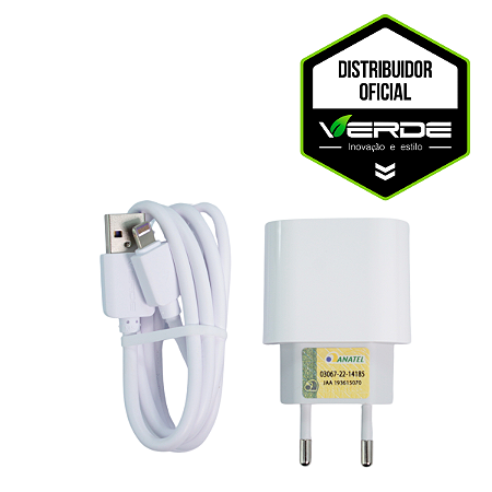 Kit Carregador Usb Com Cabo Para Samsung Galaxy