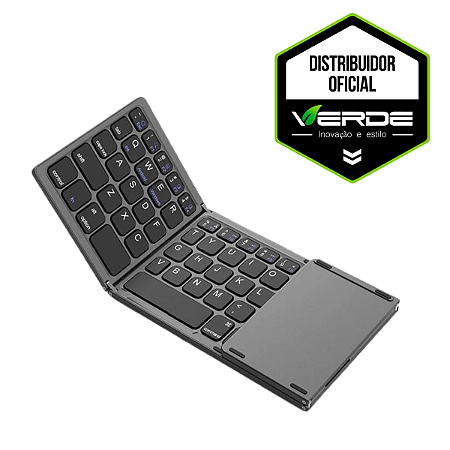 Mini Teclado Dobrável Bluetooth - Verde