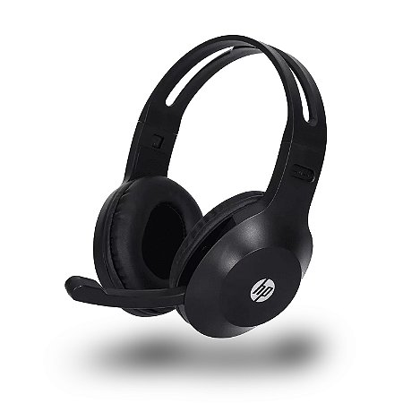 Headset Headphone com Fio P3 3.5mm com Microfone Integrado 40mm Controle de Volume - 2m - Preto - HP