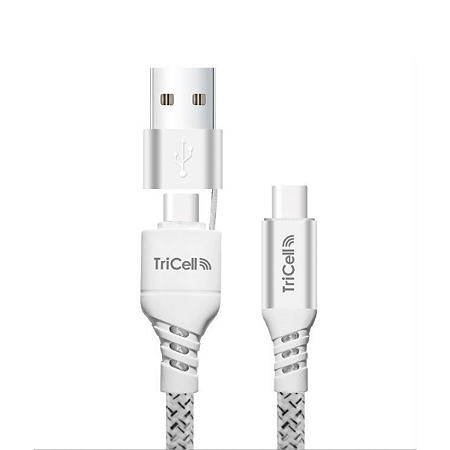 Cabo Lightning / Tipo C / USB-A - Personalizado Marca TriCell