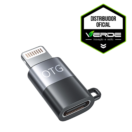 Adaptador Tipo C / Lightning OTG - Verde