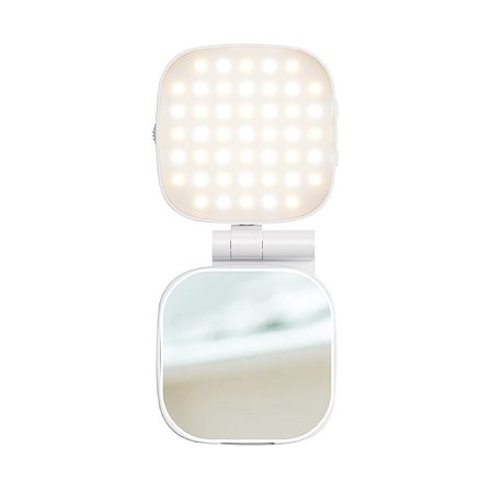 Ring Light Portátil com MagSafe - LED para Selfie, Vídeos e Chamadas, 3 Modos de Luz, Recarregável USB-C - Hybrid - Gshield