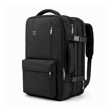 Mochila Bolsa de Viagem Impermeável 33L Expansível com Compartimento Acolchoado para Notebook até 17'' - Symetric - Gshield