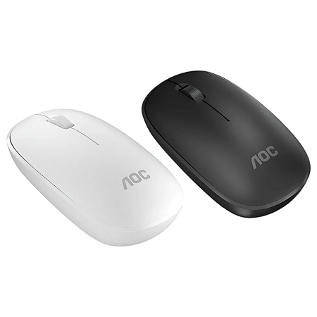 Mouse Óptico Sem Fio Wireless 2.4 Ghz 1600 DPI - AOC
