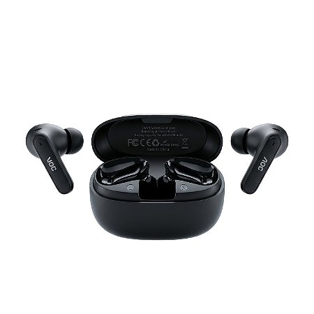 Fone Bluetooth 5.3 Sem Fio Ergonômico, Alcance até 10m e Microfone Integrado - Preto - AOC
