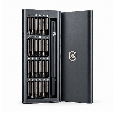 Conjunto Estojo Magnético Chaves de Precisão Armor para Reparos - 24 Peças  - Gshield