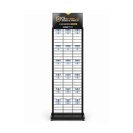 Display de Chão Aramado com 20 Ganchos Inclusos para Exposição - Gshield