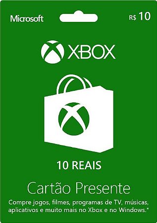 Cartão-presente - Microsoft Store Brazil