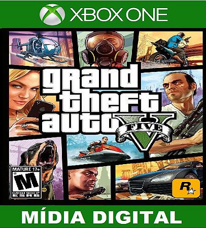 Gta 5 Xbox 360 (Grand Theft Auto v) Mídia Digital Transferência de