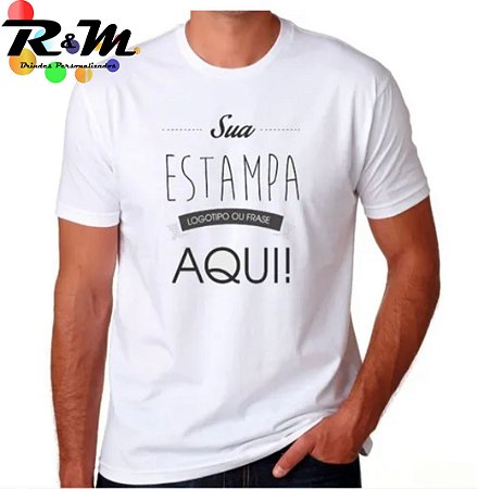 CAMISETA BRANCA PERSONALIZADA