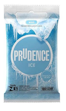 Preservativo Prudence Ice com 3 Unidades