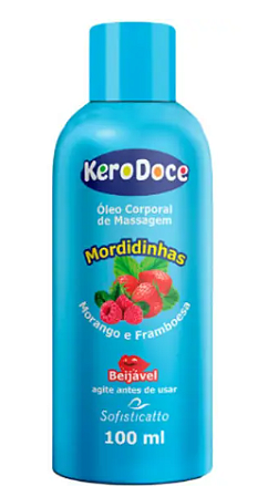 Óleo de Massagem íntima Corporal Beijável Mordidinhas 100ml