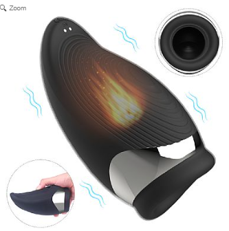 Masturbador Lanterna com Aquecimento e Vibração - Atlanta