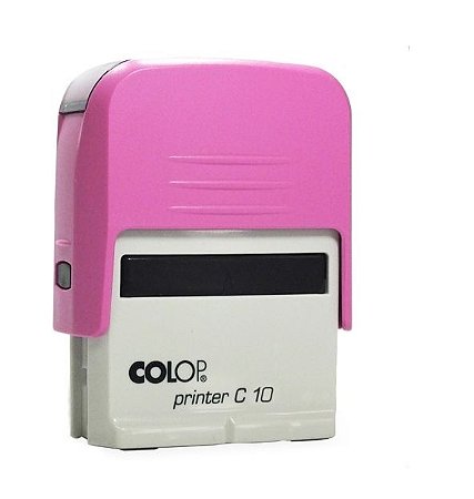 Carimbo Automático Printer C10 - Rosa