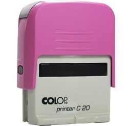 Carimbo Automático Printer C20 - Rosa