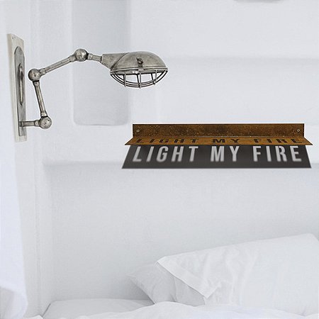 Placa de Ferro - Light My Fire