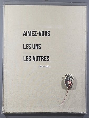 Quadro Galleria GG - Canvas Aimez-Vous + Coração