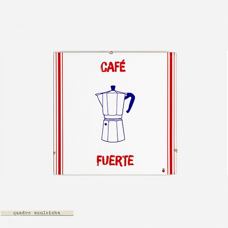 Quadro Azuleicha Avulso - Café