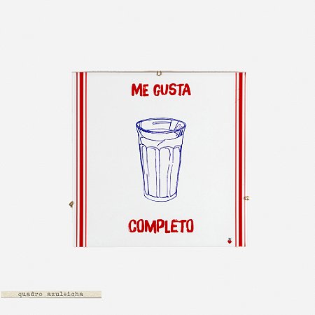 Quadro Azuleicha Avulso - Copo