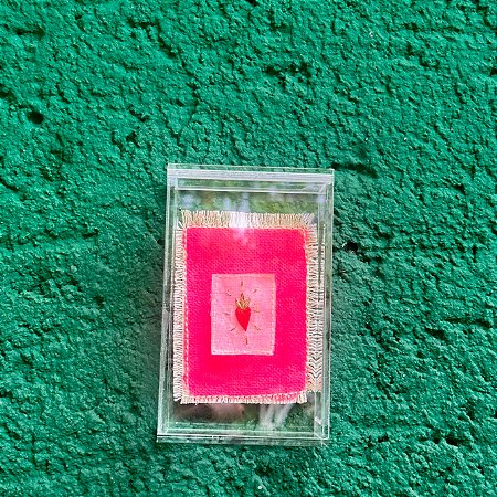 Caixa Acrílica Heart - Pink