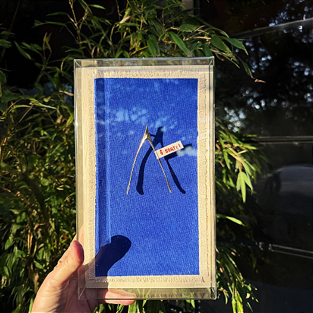 Quadro Galleria Retangular - Ossinho Ô Sorte! Azul