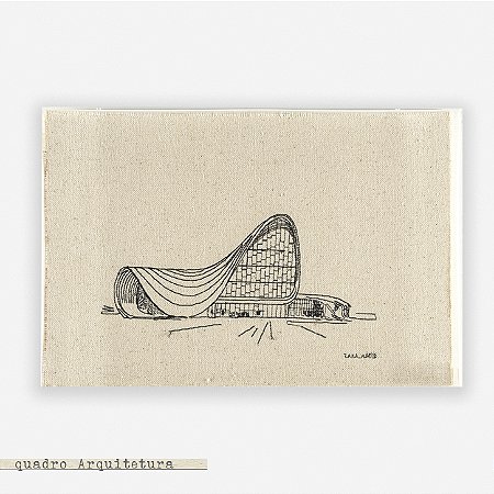 Quadro Galleria Museu M - Zaha Hadid - Centro Heydar Aliyev