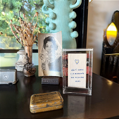 Caixa Acrílica PP - Minha mãe reza