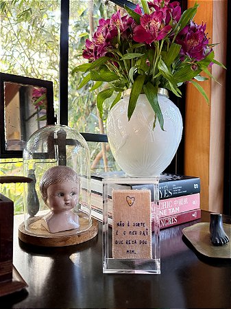 Caixa Acrílica PP - Meu Pai Reza