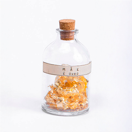 Garrafinha Ouro "Mãe é Ouro"