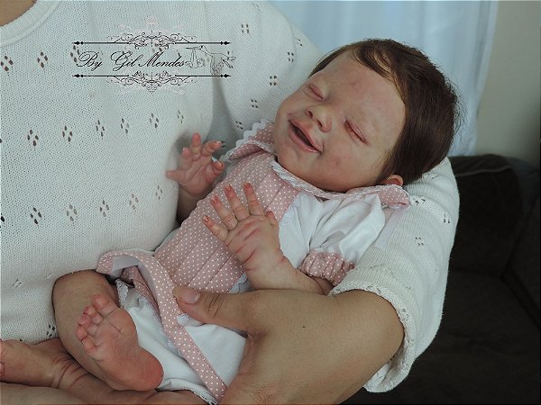 Bebe Reborn Sorridente Super Realista Recem Nascida Atelie Da Gil Bebes Reborns