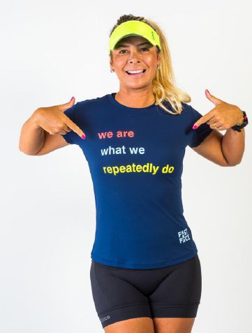 Camiseta Babylook We Are Whate We Repeatedly - Fast Pace