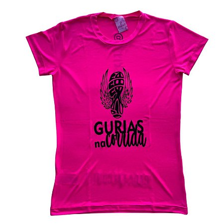 Camiseta Babylook Cada Km Conta - Gurias na Corrida - Rosa