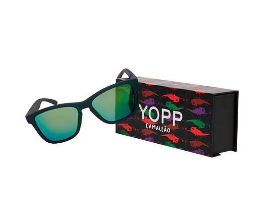 Oculos de Sol Yopp Polarizado Uv400 Camaleao Musgo