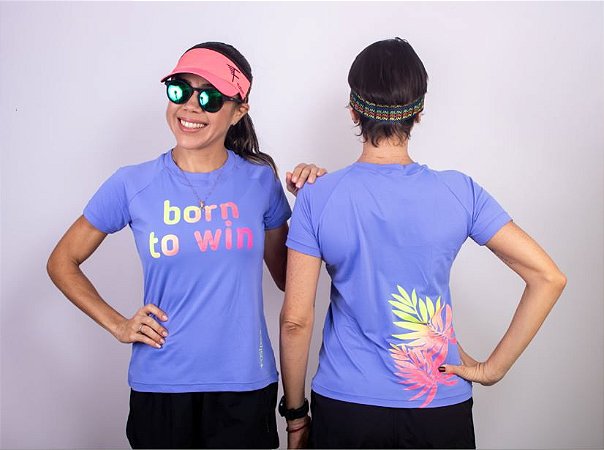 Camiseta Baby Look Born to Win -Fast Pace