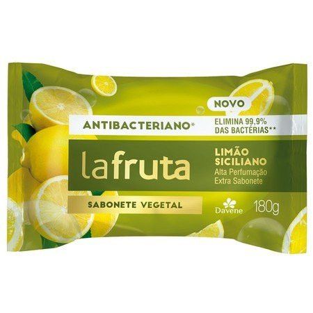 Sabonete Vegano Antibacteriano Limão Siciliano 180g