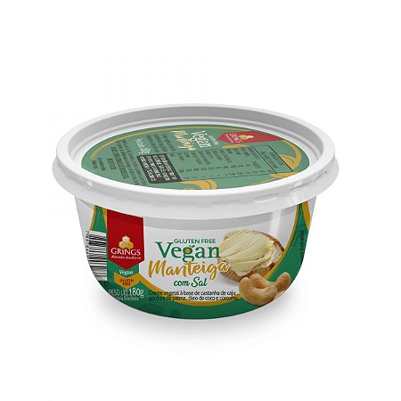 Manteiga Vegana de Castanha de Caju Grings 180g
