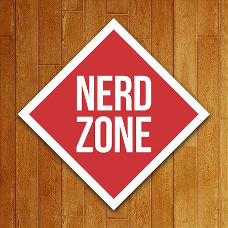 Placa Decorativa Nerd Zone V2