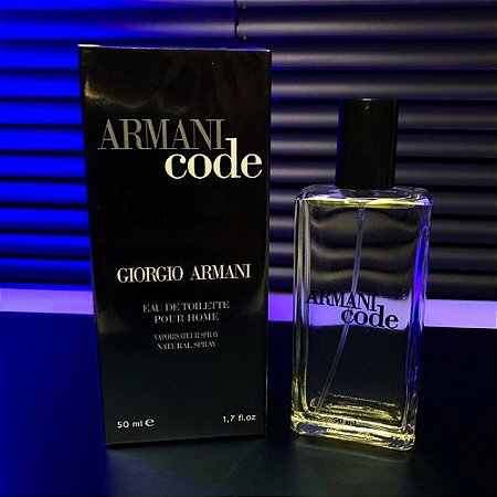 perfume armani code masculino 50ml